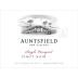 Auntsfield Estate Single Vineyard Pinot Noir 2012 Front Label