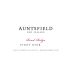 Auntsfield Estate Road Ridge Pinot Noir 2012 Front Label