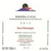 Andrea Oberto Barbera d'Alba Vigneto San Giuseppe 2013 Front Label