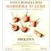 Brezza Santa Rosalia Barbera d'Alba 2010 Front Label