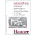 Hauner Malvasia delle Lipari Passito 2011 Front Label