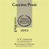 Cascina Praie Liguria Il Canneto Pigato 2012 Front Label