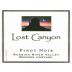 Lost Canyon Winery Widdoes Vineyard Pinot Noir 2007 Front Label