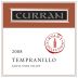 Curran Santa Ynez Valley Tempranillo 2008 Front Label