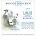 Francesco Boschis Langhe Barbera 2014 Front Label