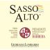 Giordano Lombardo Piemonte Sasso Alto Barbera 2013 Front Label