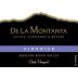 De La Montanya Winery Estate Vineyard Viognier 2016 Front Label