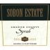 Sobon Estate Syrah 2011 Front Label
