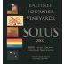 Baehner Fournier Vineyards Solus Cabernet Sauvignon 2007 Front Label