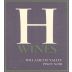 Hamacher Wines H Series Pinot Noir 2012 Front Label