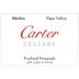 Carter Cellars Truchard Vineyards Merlot 2009 Front Label