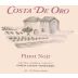 Costa de Oro Gold Coast Vineyard Pinot Noir 1999 Front Label