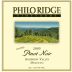Philo Ridge Vineyards Pinot Noir 2005 Front Label