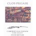 Clos Pegase Hommage Cabernet Sauvignon 2001 Front Label