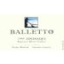 Balletto Winery Zinfandel 2009 Front Label
