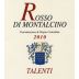 Talenti Rosso di Montalcino 2010 Front Label