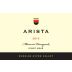 Arista Winery Mononi Vineyard Pinot Noir 2013 Front Label
