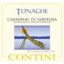 Contini Cannonau di Sardegna Tonaghe 2014 Front Label