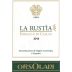Orsolani La Rustia 2014 Front Label