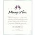 Menage a Trois Zinfandel 2014 Front Label