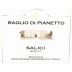 Baglio di Pianetto Salici Merlot 2007 Front Label