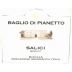 Baglio di Pianetto Salici Merlot 2006 Front Label