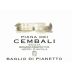 Baglio di Pianetto Piana dei Cembali Sicilia Rosso 2007 Front Label