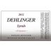 Dehlinger Altamont Syrah 2012 Front Label