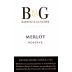 Barton & Guestier Reserve Merlot 2009 Front Label