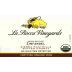La Rocca Vineyards Organic Zinfandel 2011 Front Label