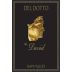 Del Dotto The David 2008 Front Label