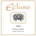 Ecluse Wines Grenache 2009 Front Label