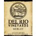 Del Rio Vineyards Merlot 2011 Front Label