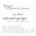 Bertrand Machard de Gramont Nuits Saint Georges Aux Allots 2010 Front Label