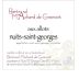 Bertrand Machard de Gramont Nuits Saint Georges Aux Allots 2013 Front Label