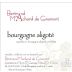Bertrand Machard de Gramont Bourgogne Aligote 2012 Front Label