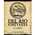 Del Rio Vineyards Claret 2012 Front Label