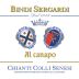 Bindi Sergardi Al Canapo Chianti Colli Senesi 2014 Front Label