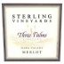 Sterling Three Palms Vineyard Merlot 2000 Front Label