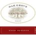 Oak Grove Family Reserve Merlot 2009 Front Label