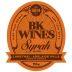 BK Wines Syrah Nouveau 2014 Front Label