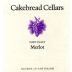Cakebread Merlot 2001 Front Label