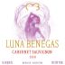 Bodega Benegas Luna Benegas Cabernet Sauvignon 2010 Front Label