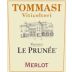 Tommasi Merlot Vignetto Prunee 2001 Front Label
