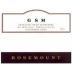 Rosemount Grenache-Syrah-Mouvedre G.S.M. 2001 Front Label