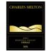 Charles Melton Barossa Valley Shiraz 2001 Front Label