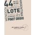 Bodega Cuarto Dominio Lote 44 Pinot Grigio 2011 Front Label
