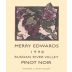 Merry Edwards Russian River Valley Pinot Noir 1998 Front Label
