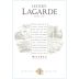Lagarde Lagarde Malbec 2014 Front Label