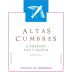 Lagarde Altas Cumbres Cabernet Sauvignon 2010 Front Label